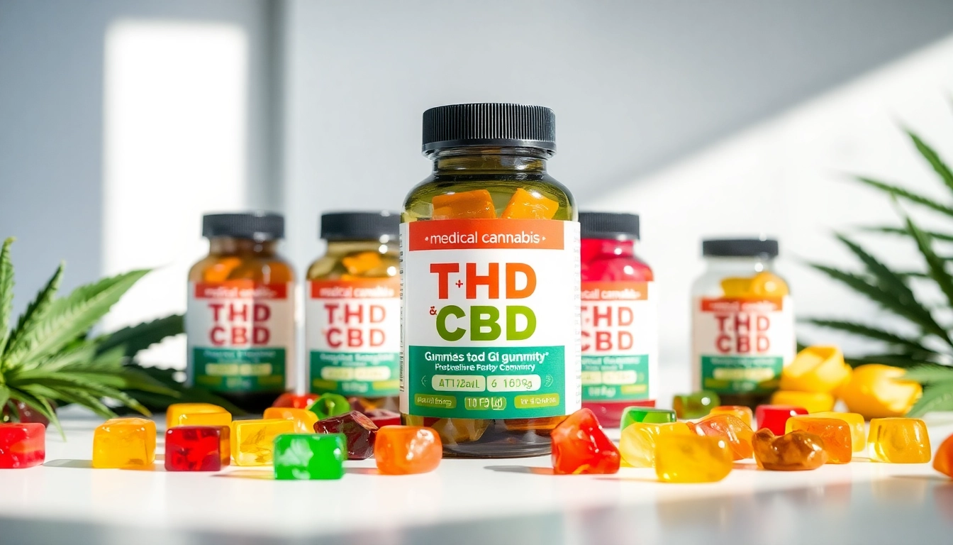 Explore Medical Cannabis THC & CBD Gummies featuring colorful and flavorful options, catering to wellness seekers.