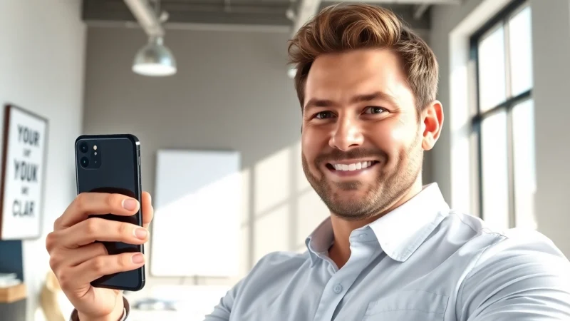 Engaging portrait of Russell Brunson showcasing his entrepreneurial spirit in a professional setting.