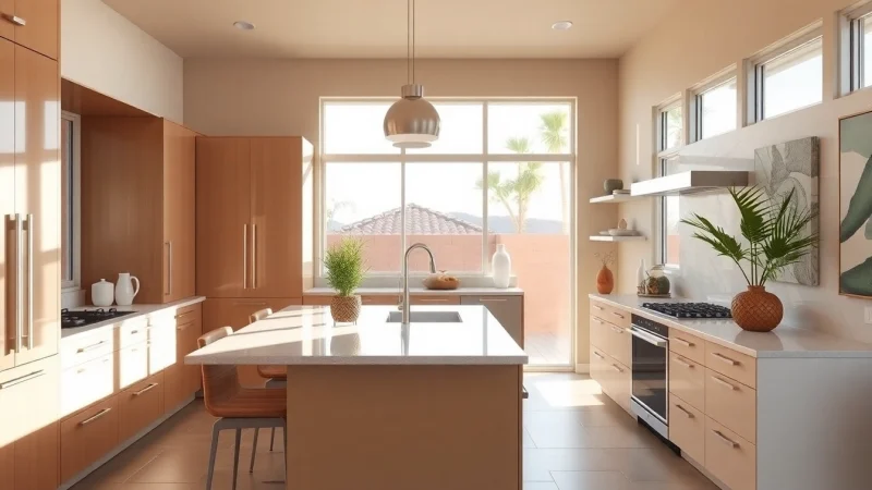 Transform your kitchen remodeling Palm Springs with modern designs and elegant finishes.