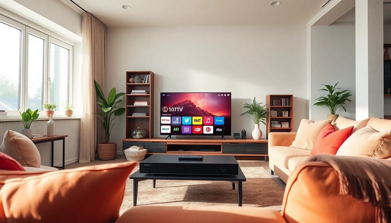 Profitez du Code iptv sur un dispositif de streaming dans un cadre moderne et chaleureux.