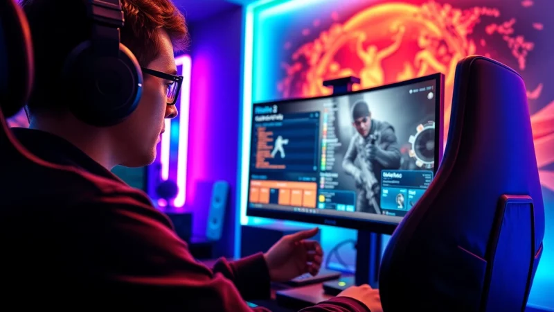Gamer using MemeSense CS2 in action during intense Counter-Strike 2 gameplay.
