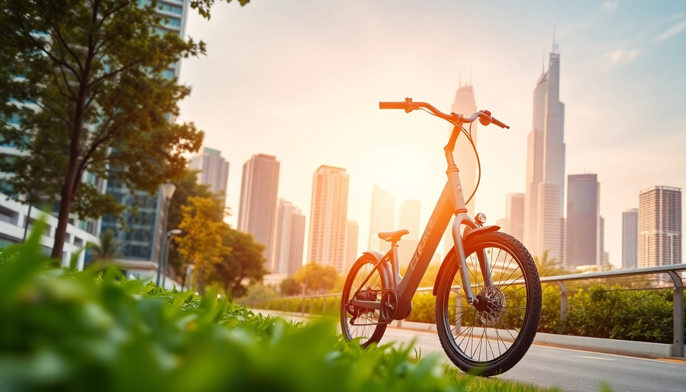 Ride an Ebike Singapore against a vibrant urban backdrop, showcasing modern design and outdoor energy.