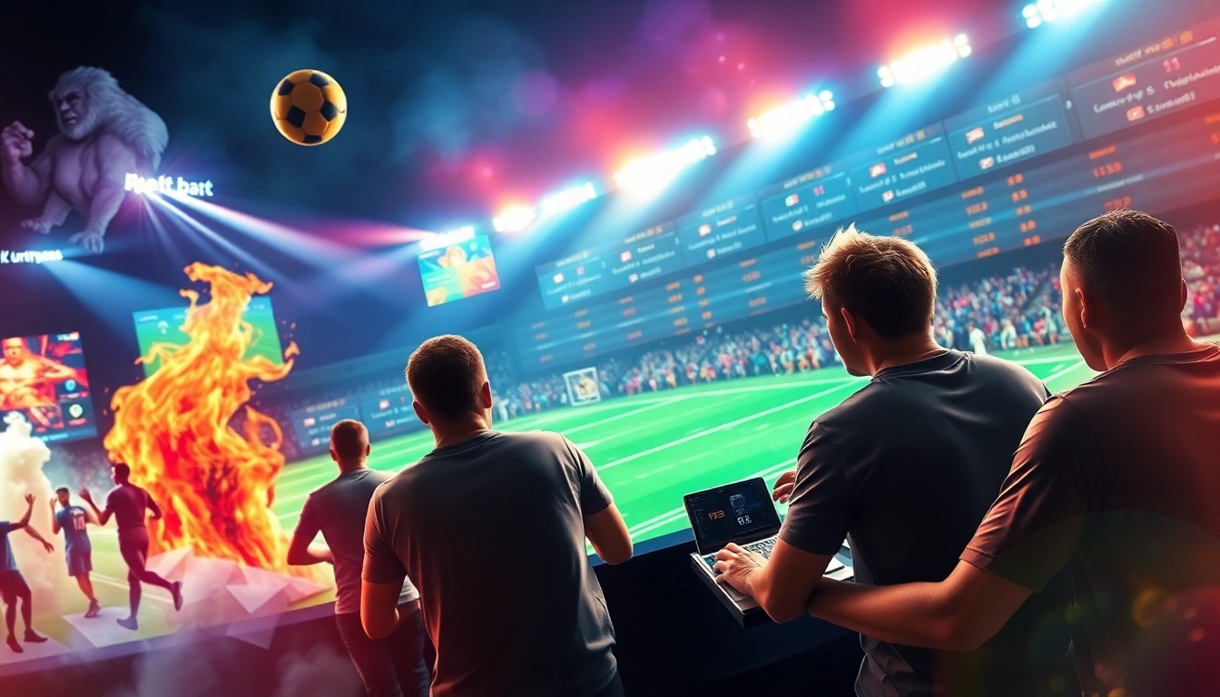 Engaging sports betting scene with OK9 THỂ THAO highlighting betting opportunities across multiple sports.