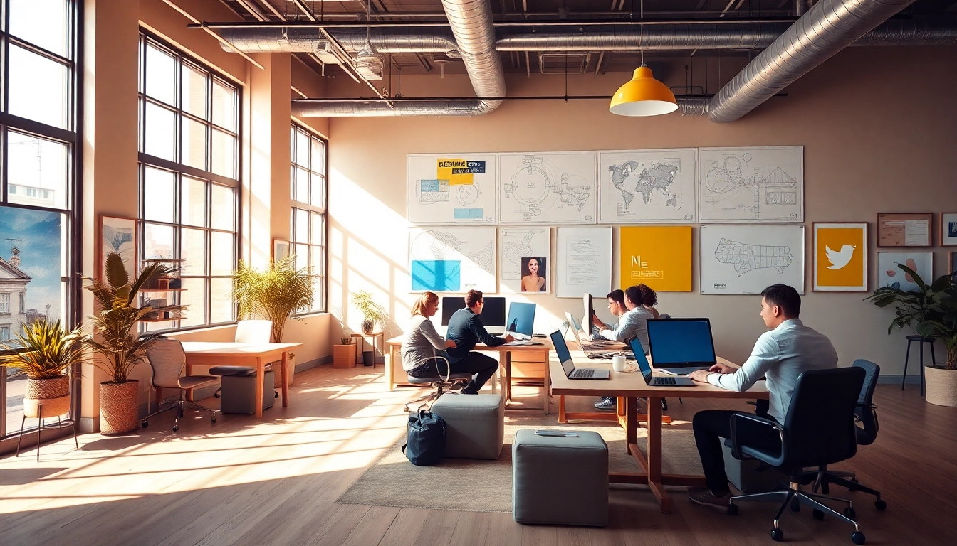 Showcasing a web design company Kansas City focused on creativity in a modern workspace.