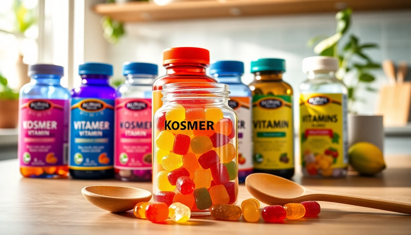 Browse kosher vitamins online for vibrant, healthy options in a bright kitchen setting.