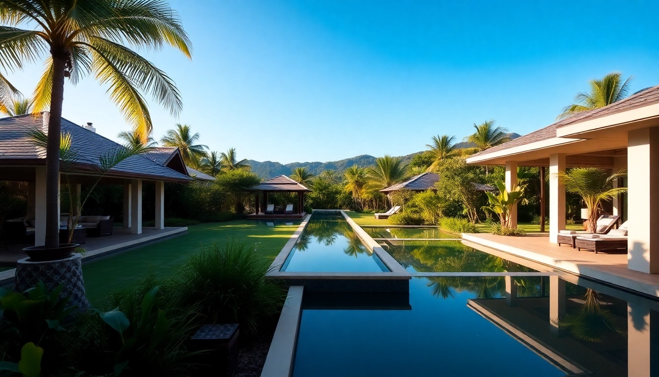 Showcasing villa management in Phuket through a beautifully maintained tropical villa.