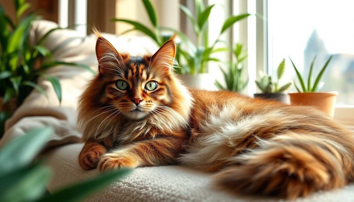 Playful Maine Coon cats for sale near me enjoying a sunny indoor setting.