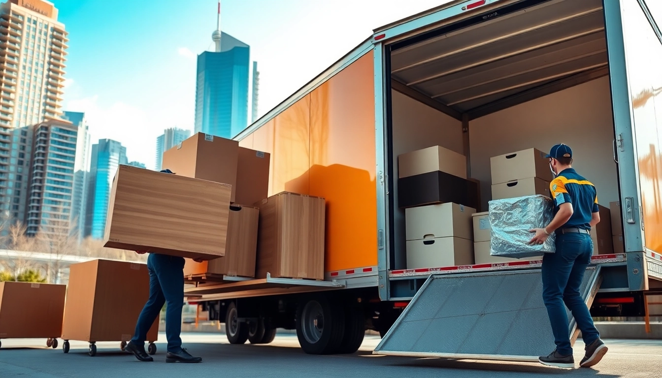 Trust the best Toronto movers for your relocation, showcasing movers efficiently packing furniture.