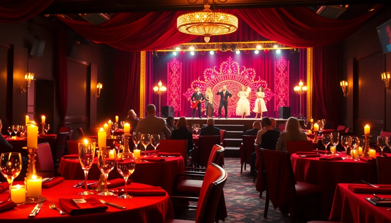 Experience a captivating dinner theater in Las Vegas with enchanting performances and elegant dining.