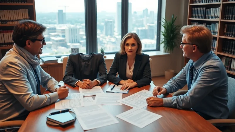 Discussing options for Fixed Fee Divorce with a professional attorney in a calm office.