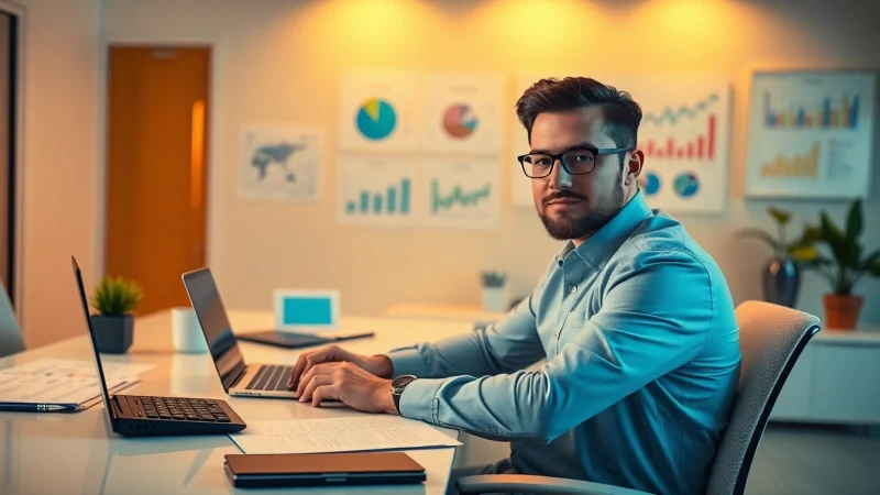 Find skilled accountants near me in a bright office setting with professional atmosphere