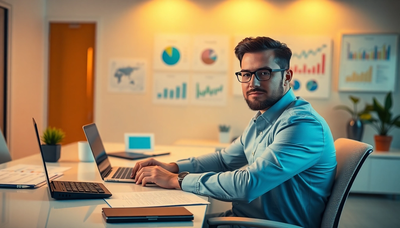 Find skilled accountants near me in a bright office setting with professional atmosphere