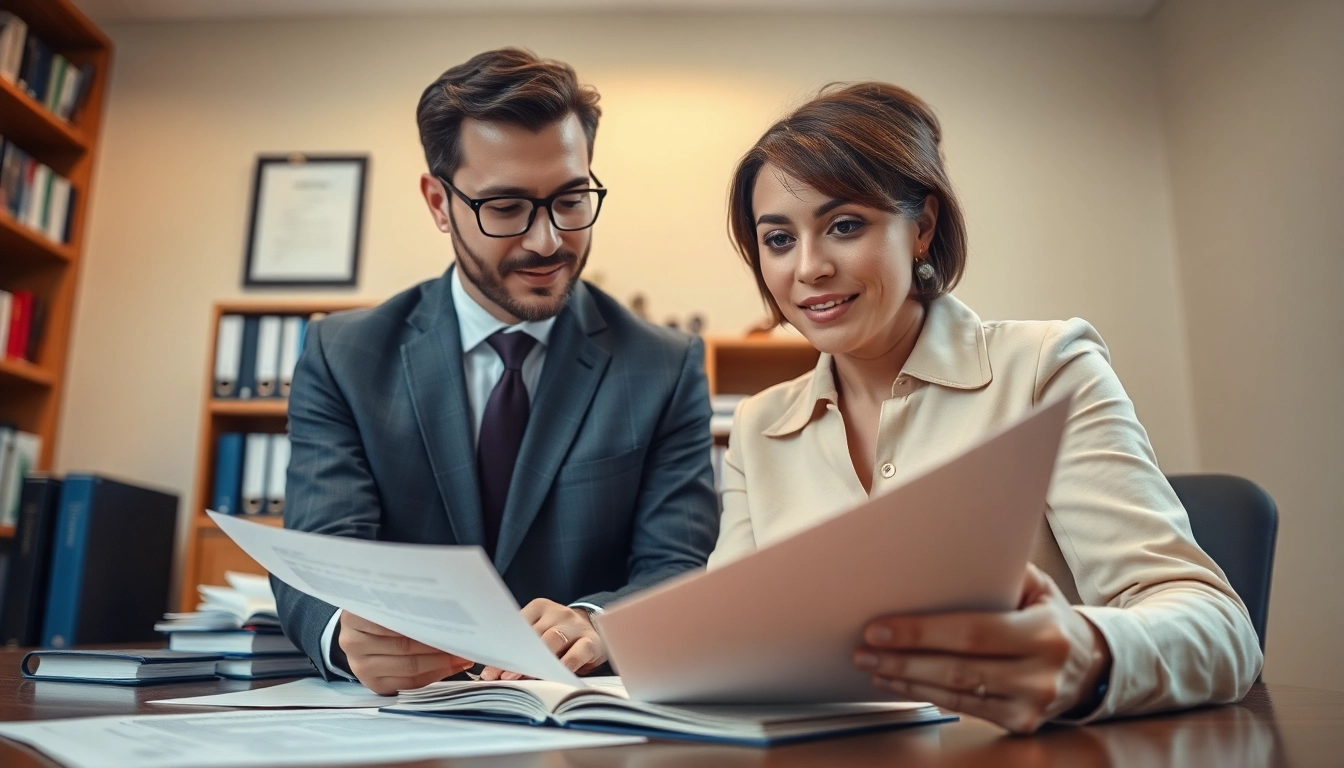 Maryland Workers Compensation Lawyer providing consultation in a welcoming office setting.